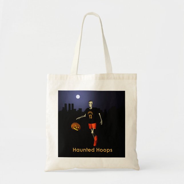Haunted Hoops Tote Bag (Front)
