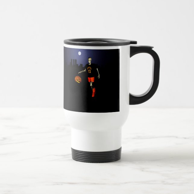 Haunted Hoops Travel Mug (Right)