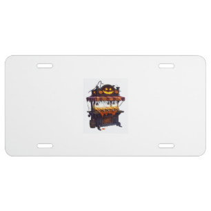  Haunted Hot Dog Stand License Plate
