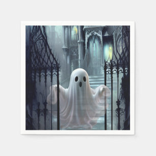 Haunted House and Ghost Napkins