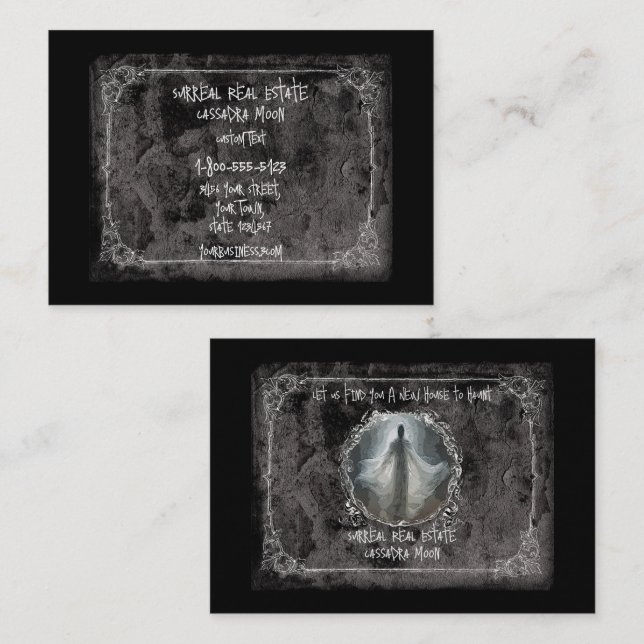 Haunted House Business Card (Front/Back)