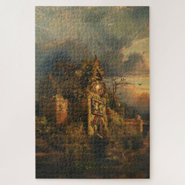 Haunted House (by Thomas Moran) Jigsaw Puzzle (Vertical)