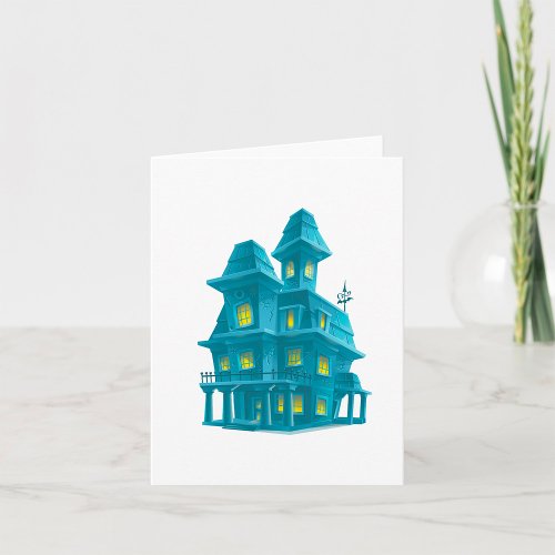Haunted House Card