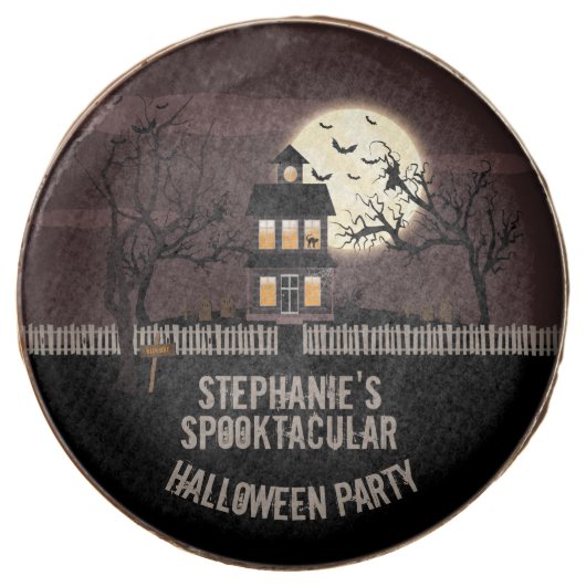 Haunted House Chocolate Covered Oreo (Front)