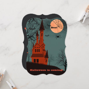 Haunted House Custom Text Spooky Fun Invitation