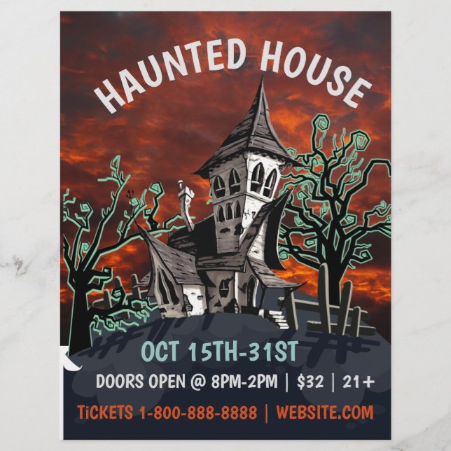 Haunted House Event Flyer (Front)