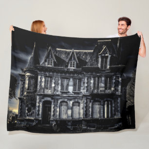 HAUNTED HOUSE FLEECE BLANKET