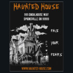 HAUNTED HOUSE FLYER<br><div class="desc">CUSTOMIZE OUR HAUNTED HOUSE FLYER TO FIT YOUR NEEDS!</div>