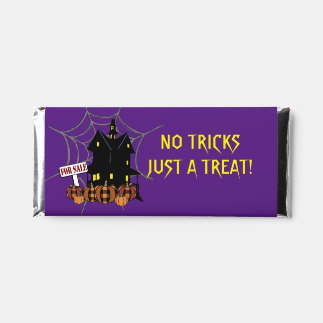 Haunted House For Sale Hershey's Chocolate Bars  (Front)
