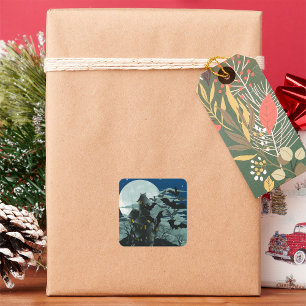 Haunted House Full Moon Stickers