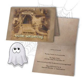 Haunted House Ghost Gathering (customizable) Invitation