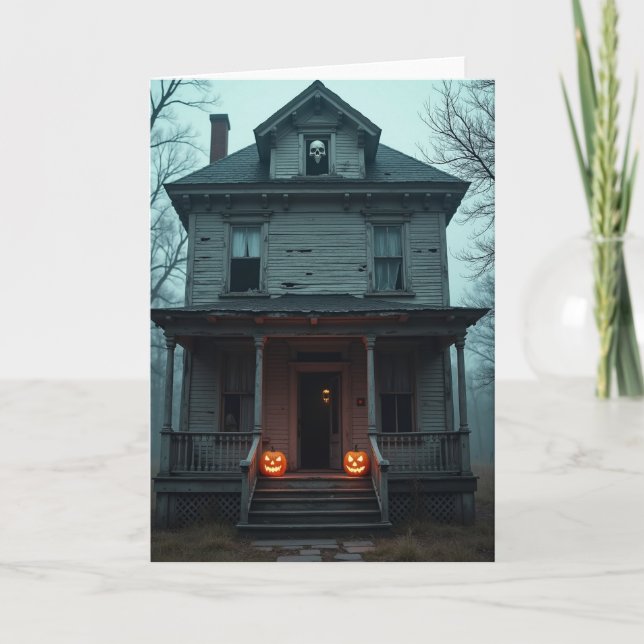 Haunted House Glow Card (Front)
