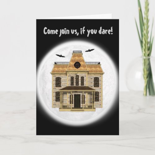 Haunted House Halloween Invitation