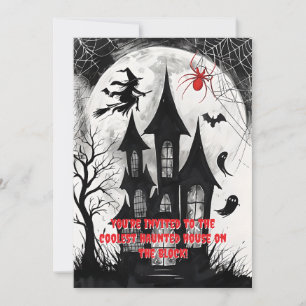 Haunted House Halloween Invitation