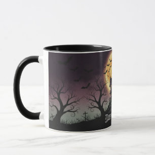 Haunted House Halloween Mug