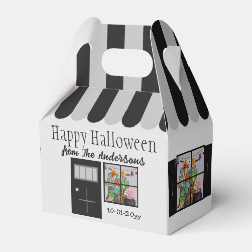 Haunted House Halloween Party Favor Boxes