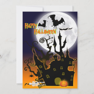 Haunted House Halloween Party Invitation
