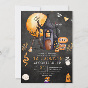 Haunted House Halloween Party Invitation