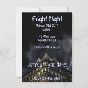 Haunted House Halloween Party Invitation