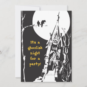 Haunted House Halloween Party Invitation