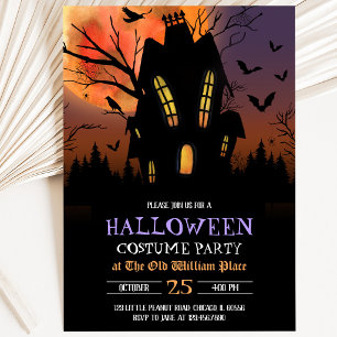 Haunted House Halloween Party Invitation