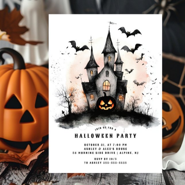 Haunted House Halloween Party Invitation (Creator Uploaded)