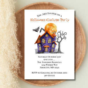 Haunted House Halloween Party Invitation
