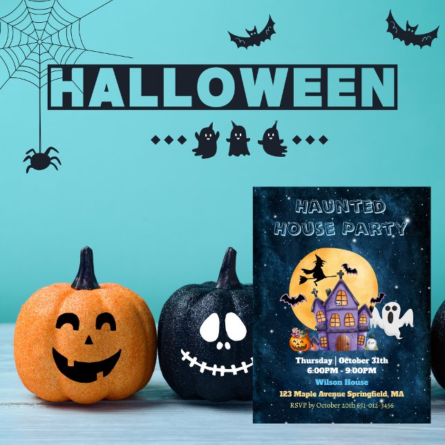 Haunted House Halloween Party Invitation (Creator Uploaded)