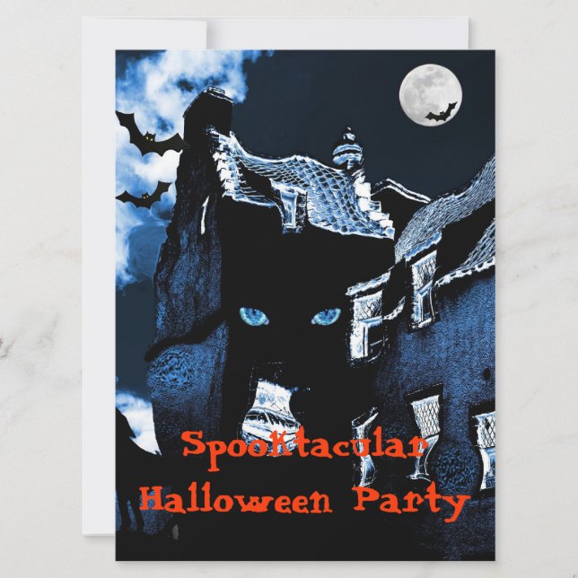 Haunted house Halloween party Invitation (Front)