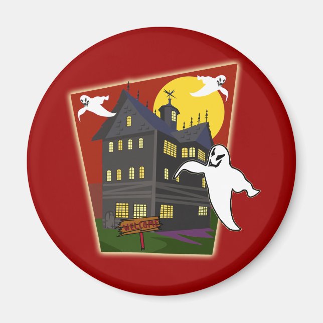 Haunted House Halloween T shirts, Hoodies, Mugs Magnet (Front)