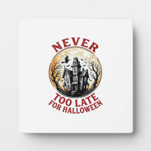 Haunted House Halloween Vintage Engraving Shirt_1 Plaque