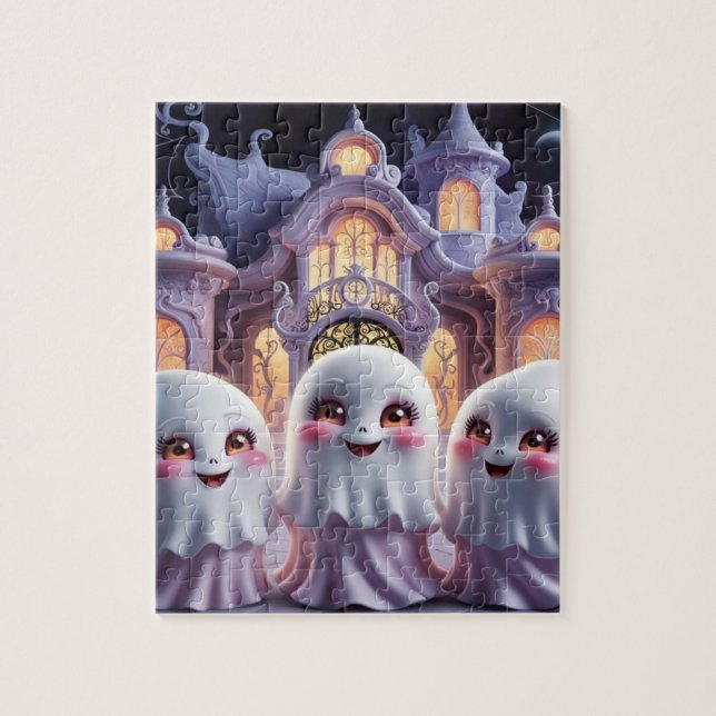 Haunted House Jigsaw Challenge Puzzle (Vertical)