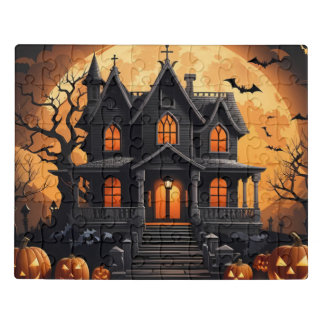 Haunted house jigsaw puzzle