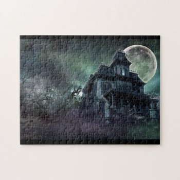Haunted House Jigsaw Puzzle by themonsterstore at Zazzle