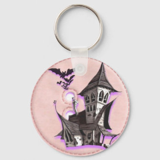 haunted house keychain