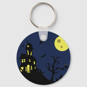 Haunted House Keychain