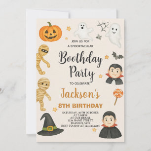 Haunted House Kids Halloween Birthday Invitation