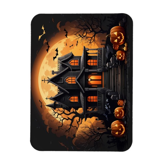 Haunted house magnet (Vertical)