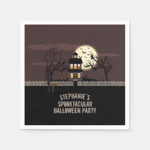 Haunted House Napkins