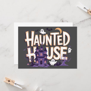 Haunted House - Night of the Ghosts Invitation