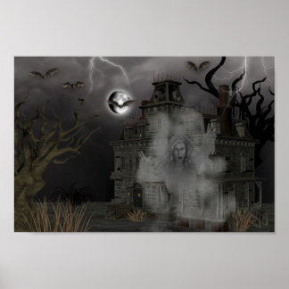 Haunted House Oh my Poster