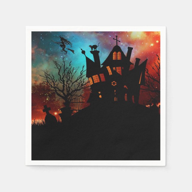 Haunted House on a Hill Napkins (Front)