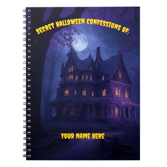 Haunted House on the Hill Notebook (Front)