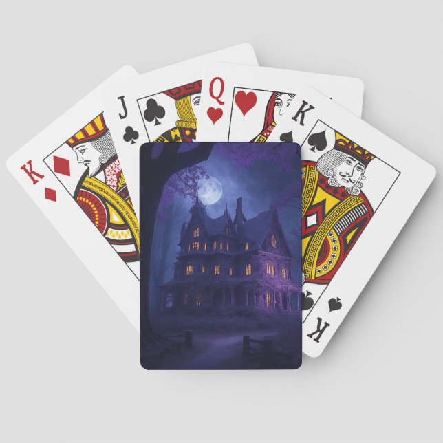 Haunted House on the Hill Poker Cards (Back)