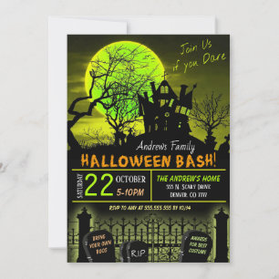Haunted House Party Invitation