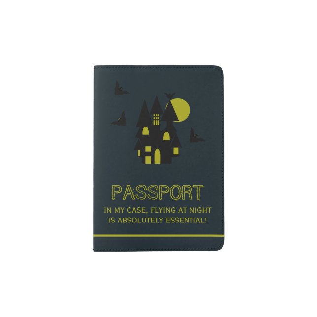 Haunted House Passport Holder (Front)
