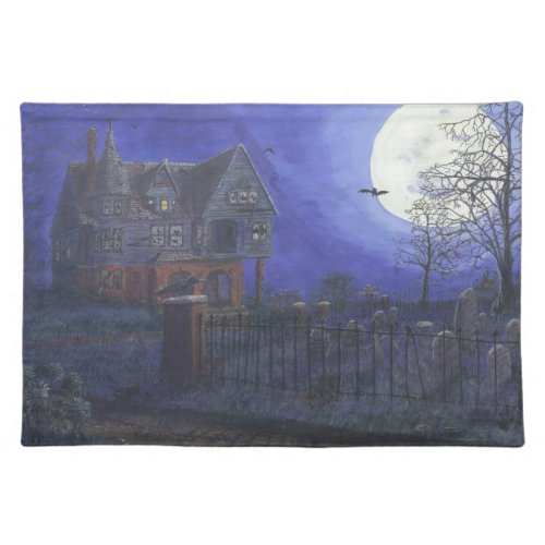 Haunted House Placemats 20 x 14
