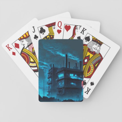 Haunted House  Poker Cards