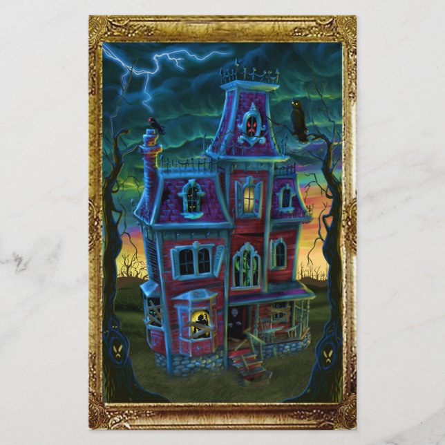 Haunted House Portrait Flyer (Front)