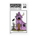 Haunted House Postage Stamp stamp